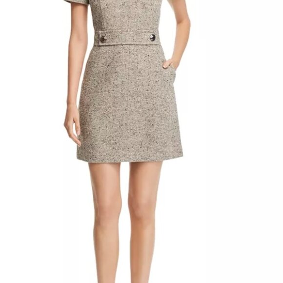 Tory Burch Priscilla Short-Sleeve Dress - Tweed Dress - Size 4 - Picture 6 of 8
